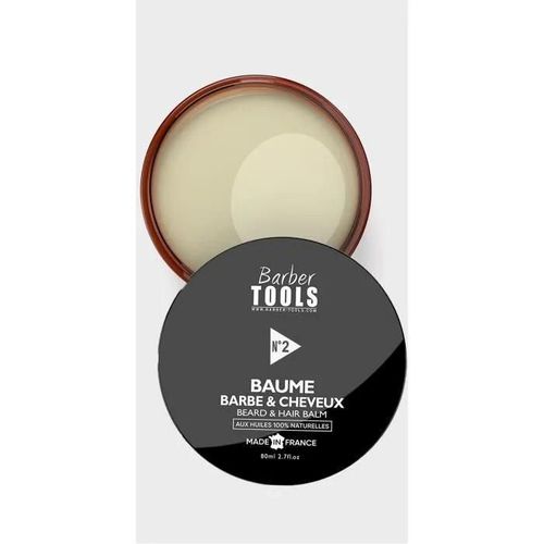 Baume Barbe & Cheveux | N°2 | Aux Huiles 100% Naturelles 30ml -Fabriquée En France- Nourrit, Hydrate, Structure. 