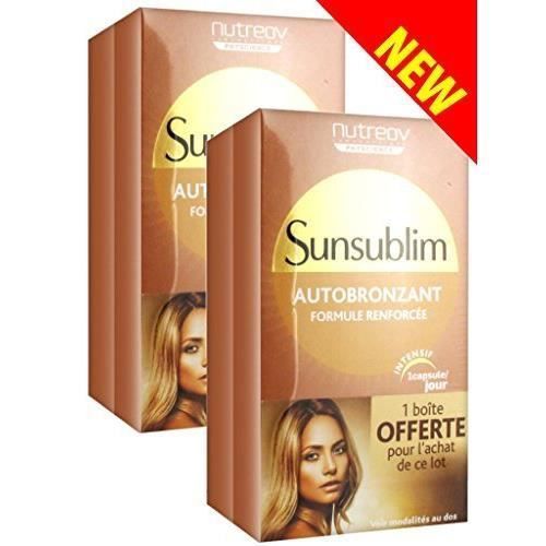 Nutreov Sunsublim Autobronzant Activateur Bonne Mine Lot De 4 X 28 Capsules 