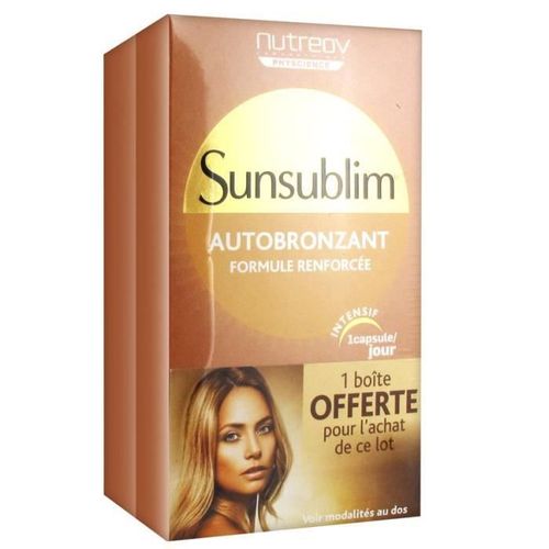 Nutreov Physcience Sunsublim Autobronzant Lot De 2 X 28 Capsules 