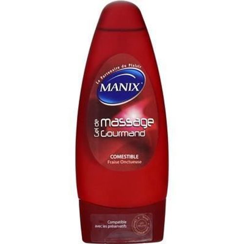 Manix - Gel De Massage - Goût Fraise - 200ml 