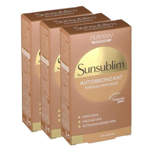 Nutreov Sunsublim Autobronzant Lot De 2 X 28 Capsules 