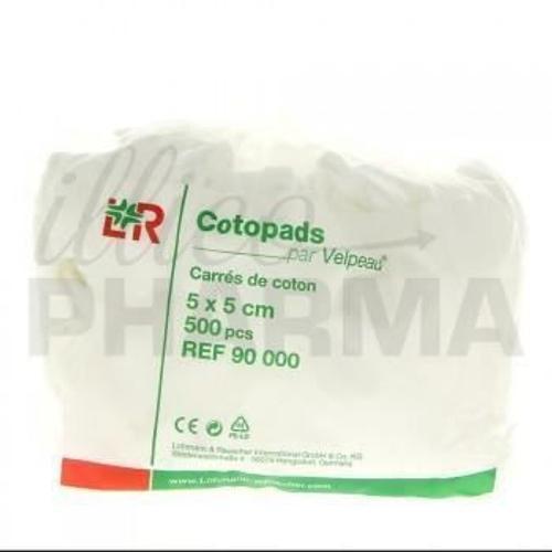 Cotopads Carrés De Coton 5x5cm 500 Pcs 