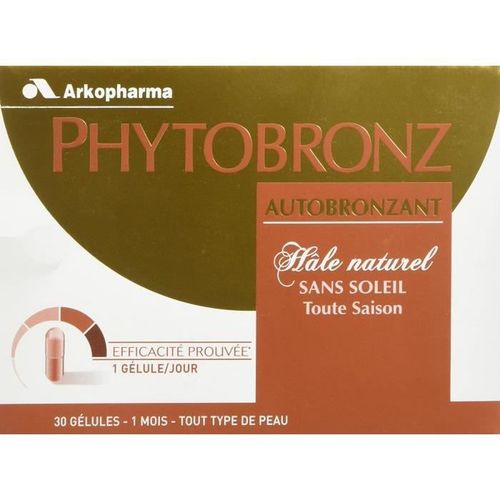 Vitamines, Minéraux Et Compléments Arkopharma - Phytobronz - Cosmétique Orale Autobronzant - Hâle Naturel Sans Soleil - 771148 