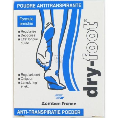 Dry Foot Poudre Antitranspirante - 10 Sachets Multicolore