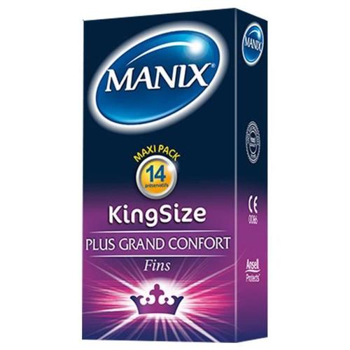 Manix King Size Préservatifs X14 (Lot De 2)