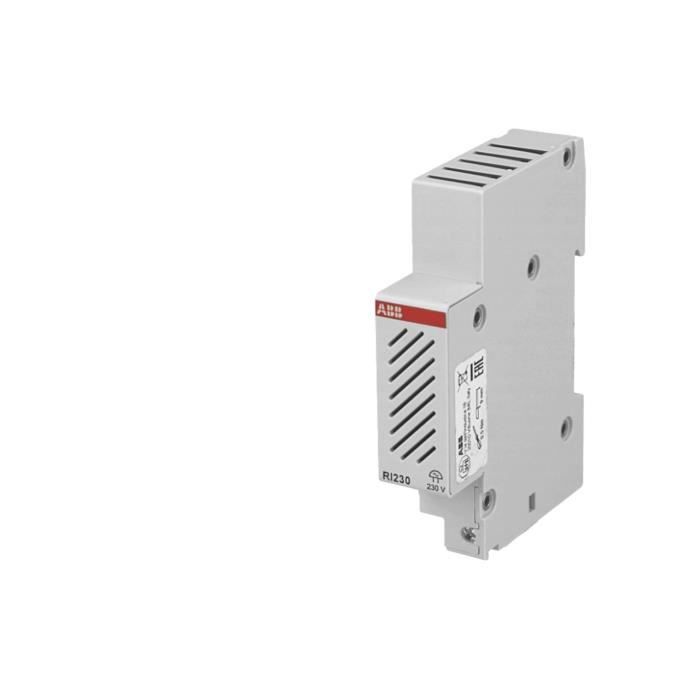 Sonnerie modulaire 230V ABB Largeur 18 mm. Tension : 230V. Pour tableau électrique.