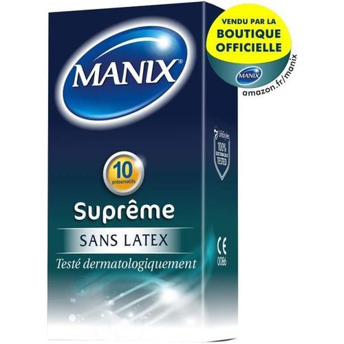 Manix Supreme - 10 Préservatifs 100% Sans Latex