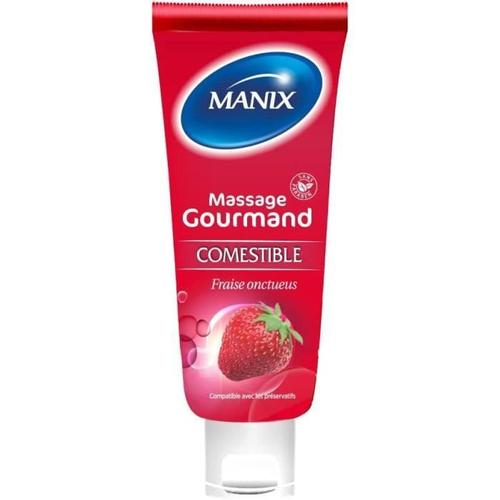 Ajw-Gel De Massage Gourmand 200 Ml Fraise Comestible[175]