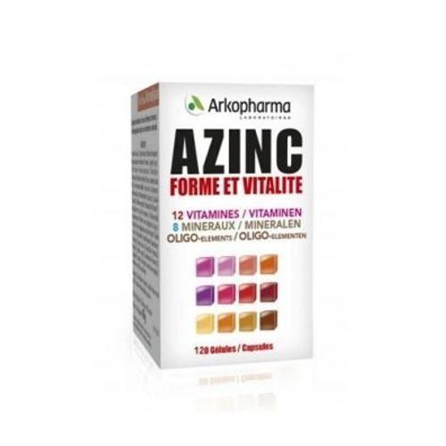 Arkopharma Azinc Forme Et Vitalité 120 Gélules 