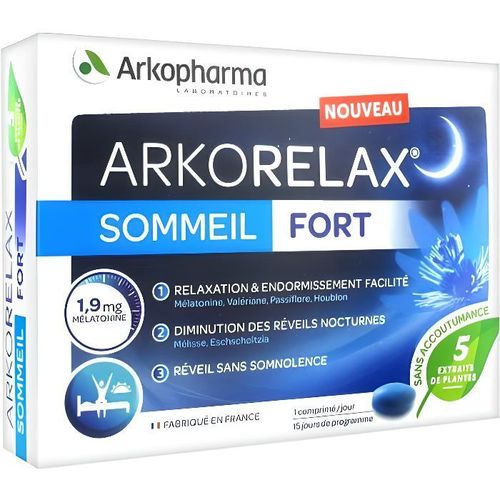 Arkopharma Arkorelax Sommeil Fort 15 Comprimés 