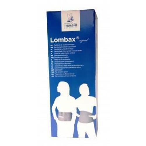 Thuasne Lombax Original Ceinture Lombaire Hauteur 21cm Taille 3 Gris 