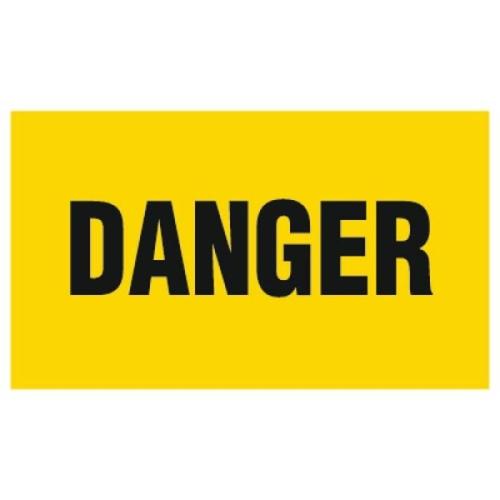 Plaque rectangulaire d'interdiction Novap Danger t