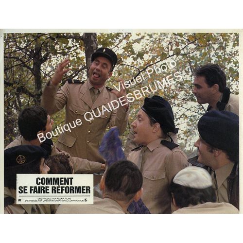 Comment Se Faire Réformer : Jeu De 16 Photos D'exploitation Cinématographique - Format 22,5x28,5 Cm - De Et Avec Philippe Clair, Michel Melki, Christine Abt, Richard Anconina, Hervé Palud - 1977