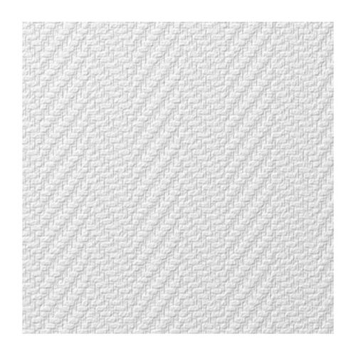 NOVOMUR - Toile de verre Chevron prépeinte 195g 12,50m x 1m