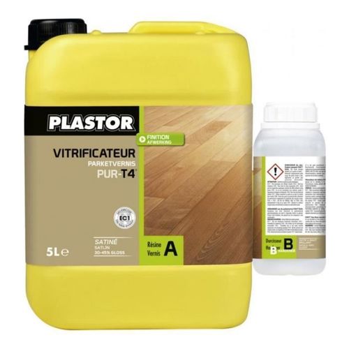 PLASTOR - Vitrificateur Duo Pur-T4 Satin 5L