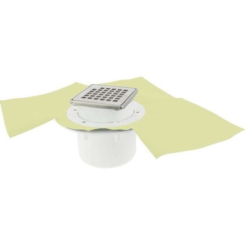 Siphon Vertical pour douche carrelée - 100 x 100 mm - Docia Sicax - Nicoll