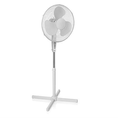 Tristar VE-5898 Ventilateur sur pied - Ø 40 cm - Télécommande-minuterie, Blanc VE-5898