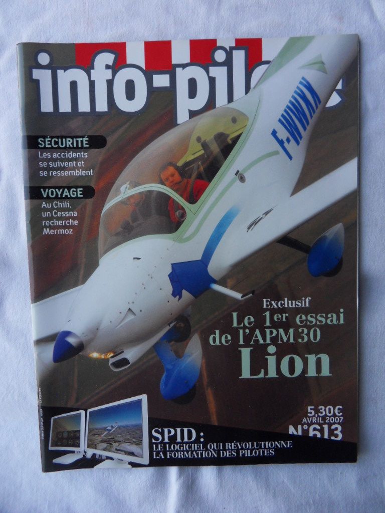 Info pilote N 613 Le 1er essai de l APM 30 Lion Rakuten