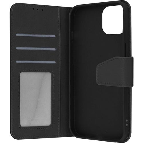 Etui Avizar Iphone 14 Pro Max Cuir Premium Noir