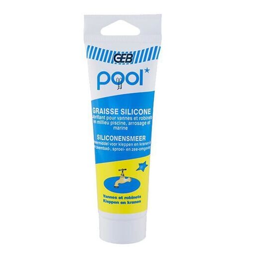 Graisse silicone piscine POOL - étui tube 125ml