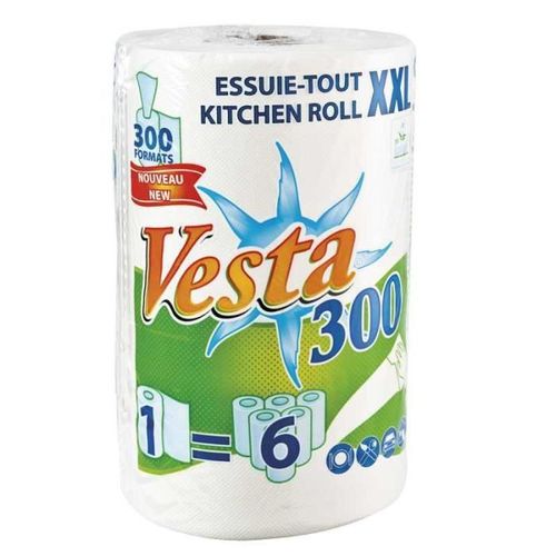 Rouleau d'essuyage blanc XXLPapier blanc d'essu?