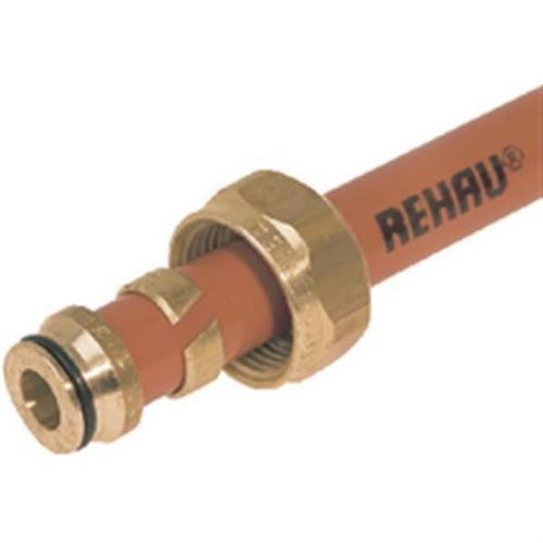 Rehau Raccord à visser pour tube DN16x1.5 pour raccordement des tubes PER au collecteur 257382 010