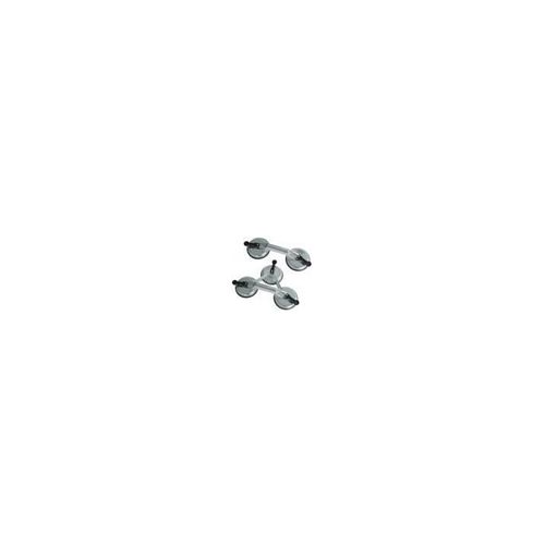 Ventouses aluminium - 3 têtes Ø 120 mm