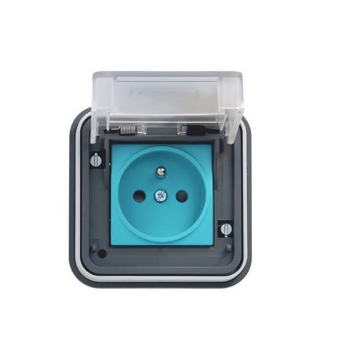 HAGER - Witty IP55 3KW 2P+T M2+ encastrée
