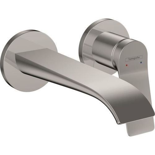 HANSGROHE Mitigeur de lavabo encastré mural, bec 195 mm, bonde à écoulement libre chromé