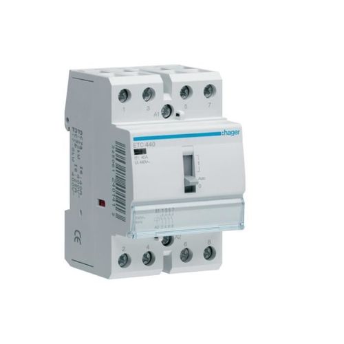 HAGER - Contacteur JN 40A, 4F, 230V