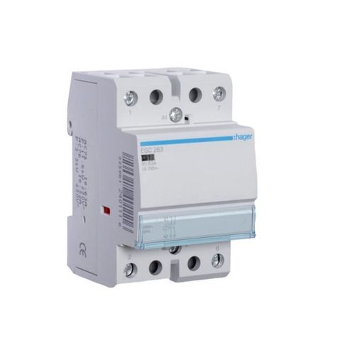 HAGER - Contacteur 63A, 2F, 230V