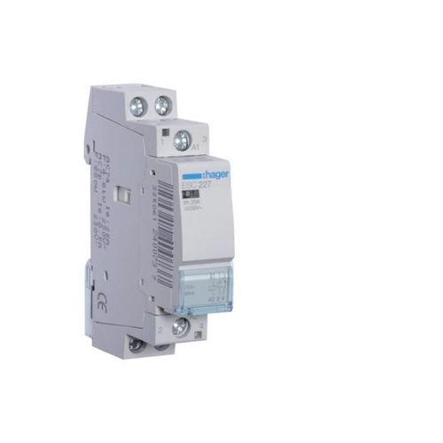 HAGER - Contacteur 25A, 1F+1O, 230V