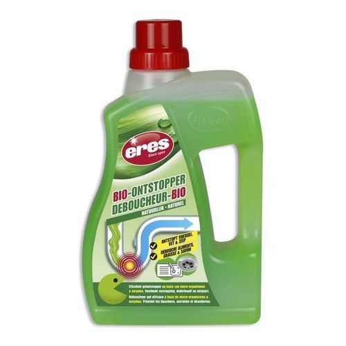 Déboucheur biologique à base d'enzymes et micro-organismes - Eres - 1000 ml