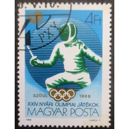 Hongrie N°3162 Jeux Olympiques De Séoul 1988 Oblitéré