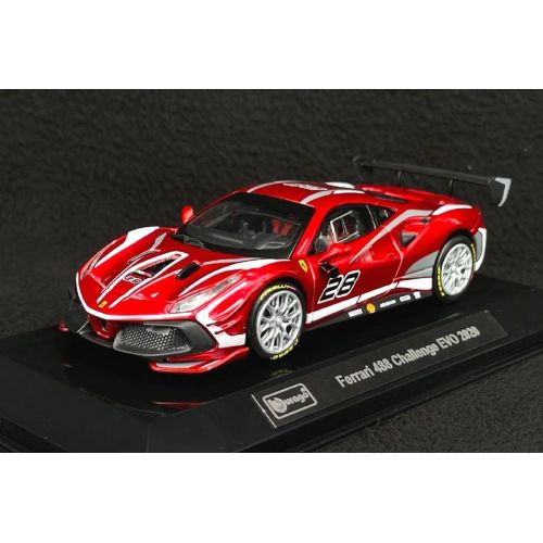 Véhicules Miniatures Die Cast 1/43 Ferrari Racing 488 Challenge Evo 2020 - Rouge