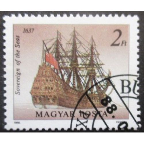 Hongrie N°3168 Bateau Ancien Oblitéré