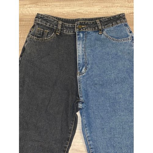 Pantalon Shein Bicolore Femme