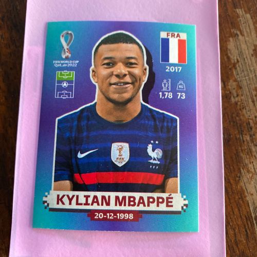 Vignette Panini Mbappé Qatar 2022 France