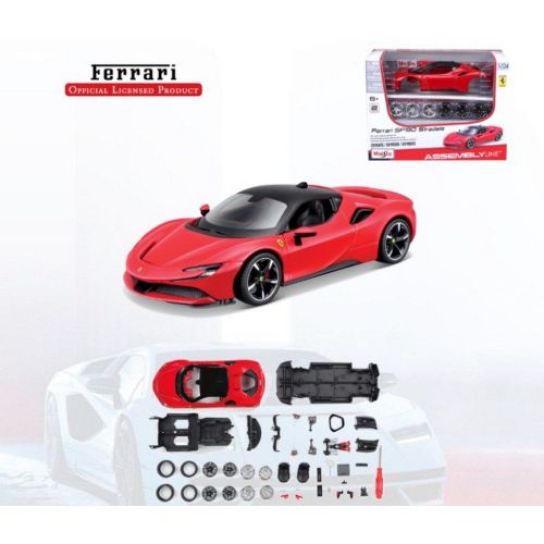 Véhicules Miniatures Die Cast 1/24 Kit Metal - Ferrari Sf90 Stradale