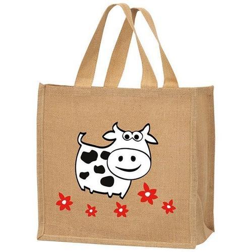 Sac cabas jute pomme ou vache