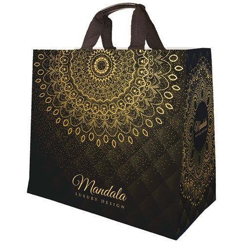 Sac cabas polypropylène tissé mandala 33l