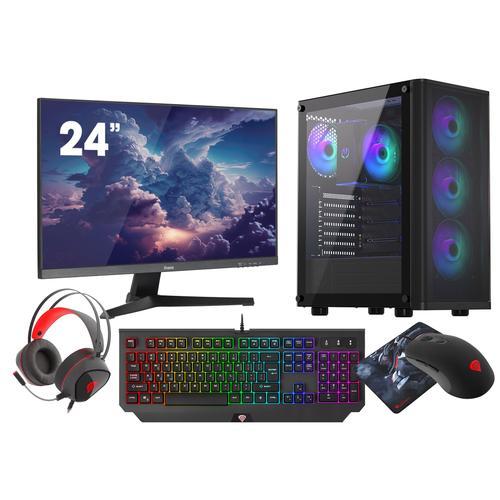 VIST Gaming Ryzen 7 5700G - RAM 32Go - RX VEGA - SSD 1To M.2 - WIFI - 24" - Windows 11 Pro