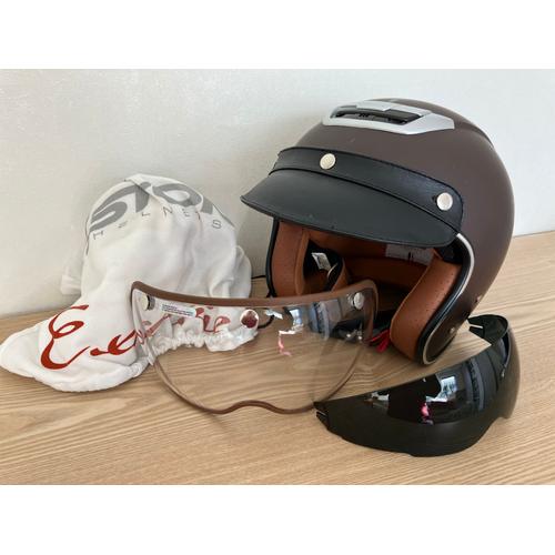Casque Moto Astone Helmets Marron