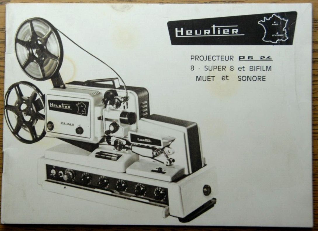 notice d'utilisation pour projecteur super 8 et 8 mm Heurtier