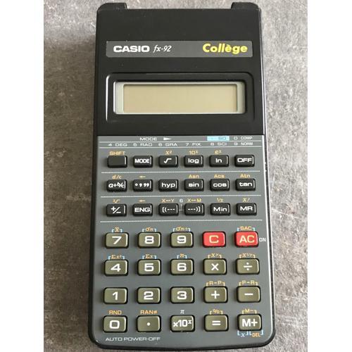 Casio FX-92 Collège - Calculatrices