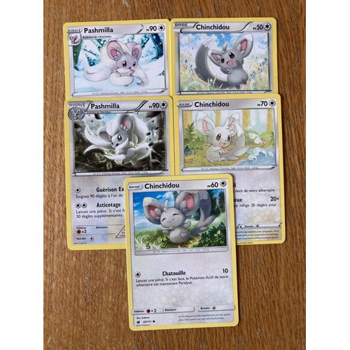 (2894) 3x Chinchidou + 2x Pashmilla (Pokemon)