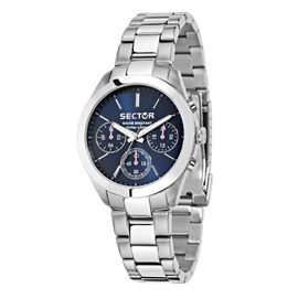 Montre-Bracelet Sector Pour Femme, Multifonction, Bracelet En Acier Inoxydable, Argent, Use53588501