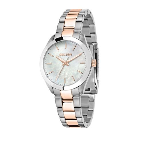 Montre-Bracelet Sector Pour Femme Analogique, Bracelet En Acier Inoxydable, Argent Rose Use53588520