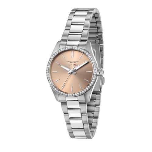 Montre Femme Sector Analogique Bracelet En Acier Inoxydable Argent Use53578506