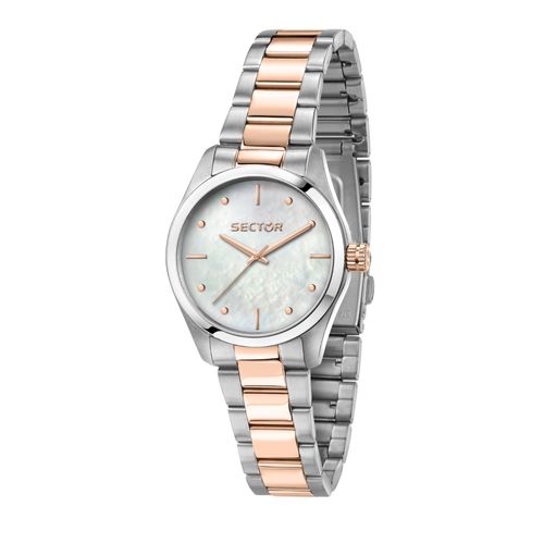 Montre-Bracelet Sector Pour Femme Analogique, Bracelet En Acier Inoxydable, Argent Rose Use53578508